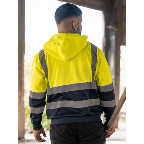 Sweat à capuche zippé Hi-Vis