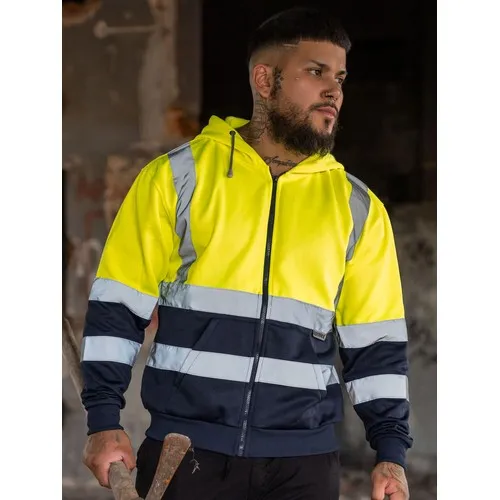 Sweat à capuche zippé Hi-Vis