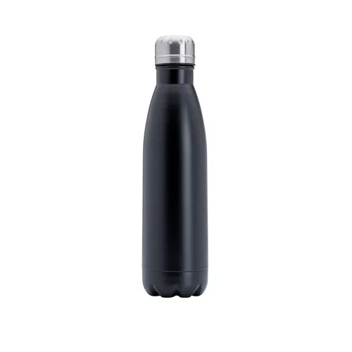 Bouteille Isotherme 500ml Acier Noir - Personnalisable