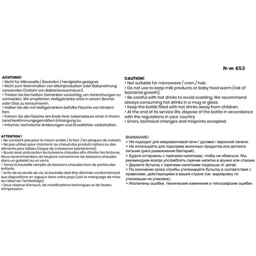 Bouteille Isotherme 500ml Acier Noir - Personnalisable