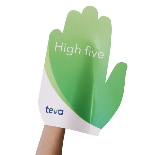 Main Géante en Carton Personnalisée - Support Animation Événementiel