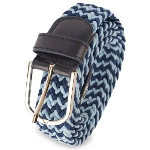 CEINTURE ELASTIQUE DRAPEAU/ BLEU MARINE