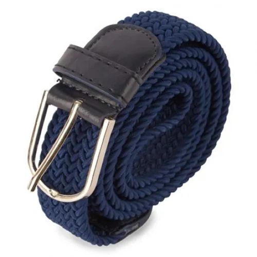 CEINTURE ELASTIQUE DRAPEAU/ BLEU MARINE