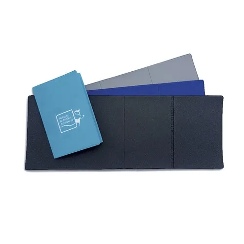 Porte Carte Grise 4 Volets Personnalisable + 2 Emplacements Cartes