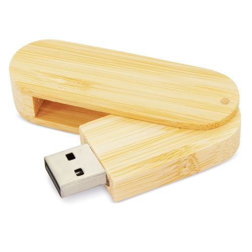 Clé USB 16 Go en Bambou Personnalisable - Modèle Écologique Arty