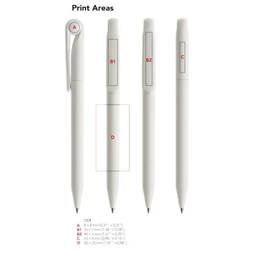 Stylo Bille Givré Transparent Personnalisable - Dès 500 ex.