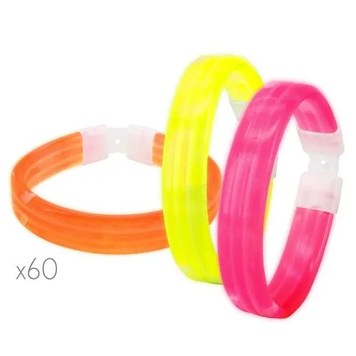 BRACELETS LUMINEUX "NEON" (PACK DE 120)