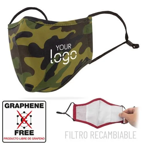 MASQUE AVEC FILTRE RÉUTILISABLE GRAND CONFORT