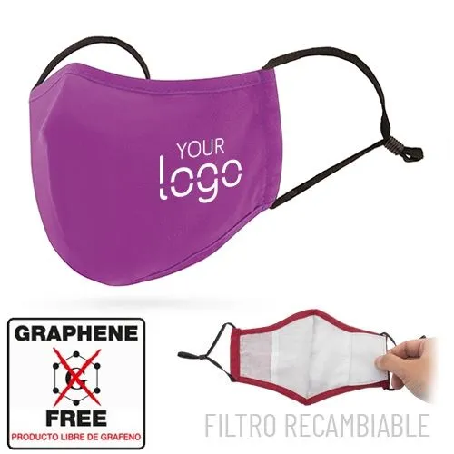 MASQUE AVEC FILTRE RÉUTILISABLE GRAND CONFORT