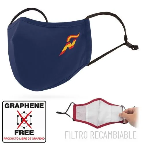 MASQUE AVEC FILTRE RÉUTILISABLE GRAND CONFORT