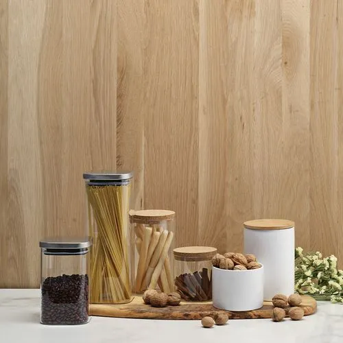 Bocal Magritte 1000 verre borosilicaté 1015 ml, couvercle liège