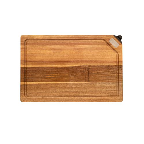 Planche à découper acacia avec aiguiseur intégré personnalisable