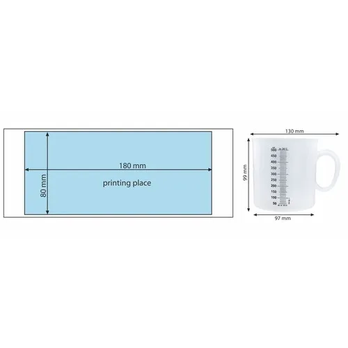 Gobelet doseur Mug 500 ml