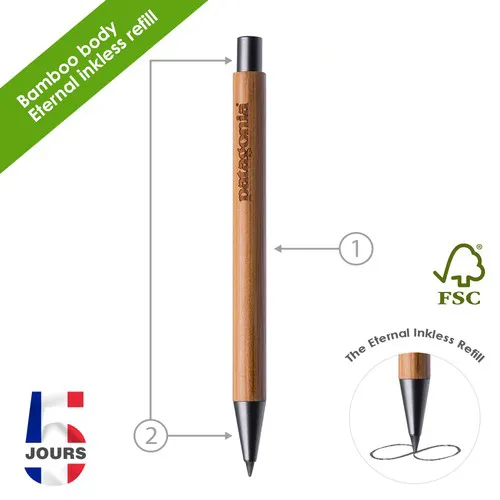 Stylo Éternel NoClip Bambou,