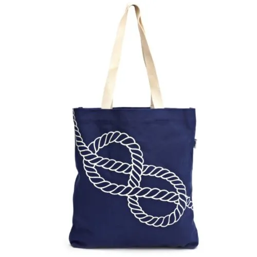 Sac Fourre-Tout Coton Teint Personnalisable - Format Shopping