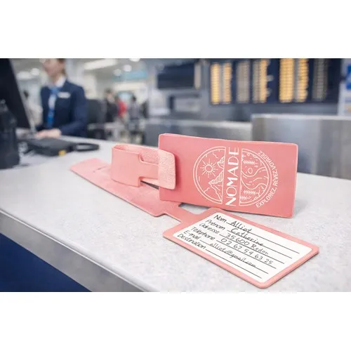 Etiquette bagage RECTANGULAIRE 60x100 - Prestige