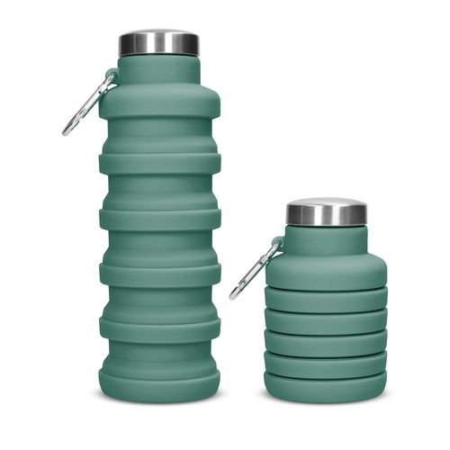 Gourde Pliable Silicone 550ml Personnalisable - Objet Pub Écologique