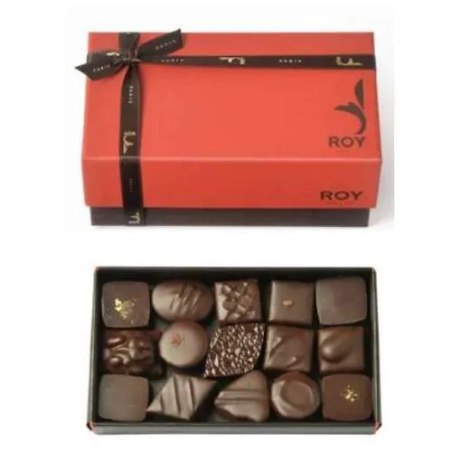 BOITE 140g - 15 CHOCOLATS NOIRS ET LAITS