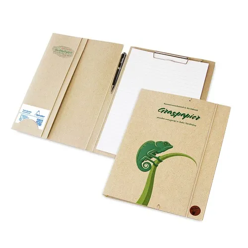 Écritoire en papier naturel 0,8 mm pour A4