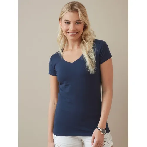 Stretch-T V-Neck