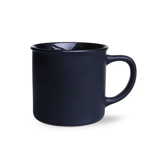 Mug Publicitaire Noir Mat Premium - Design Compact & Grande Contenance