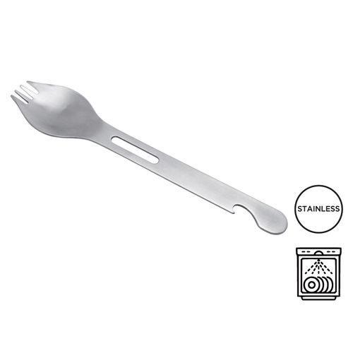 Spork 2-en-1 Acier Inoxydable - Couverts Nomades Personnalisables