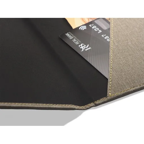 Étui à Facture Personnalisable en Simili Cuir - Dès 20 ex.