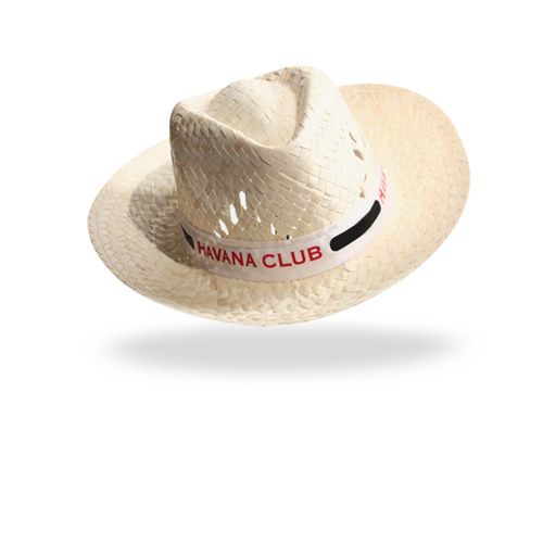 Chapeau de paille blanc personnalisable - Fabrication européenne