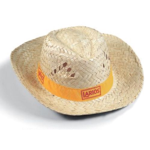 Chapeau de paille blanc personnalisable - Fabrication européenne