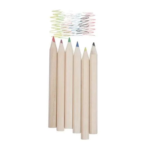 set de 6 crayons de couleurs Kitty