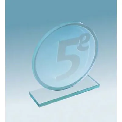 Trophée Bloc Laser 3D 60x60x60mm Pan Coupé Personnalisable