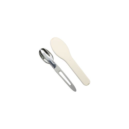 Set de Couverts Nomades 3-en-1 en Acier Inoxydable avec Étui