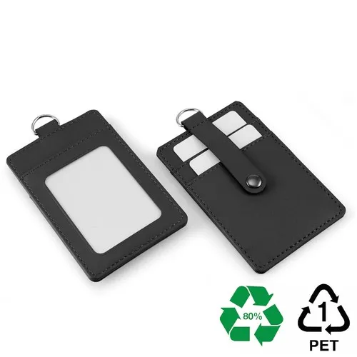 Porte-badge rPET personnalisable - Matière recyclée écoresponsable