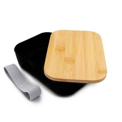 Boîte à lunch 850 ml avec couvercle bambou personnalisable