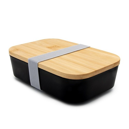 Boîte à lunch 850 ml avec couvercle bambou personnalisable