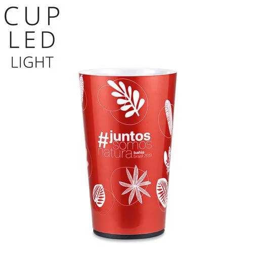 Gobelet LED Réutilisable 420ml - S'illumine au Remplissage