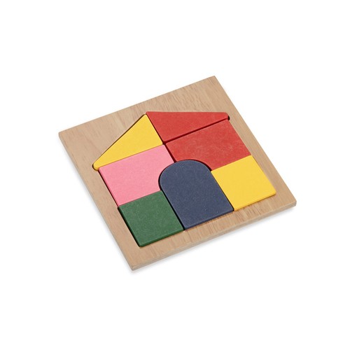 Puzzle Cube en Bois Personnalisé avec Pochette Coton
