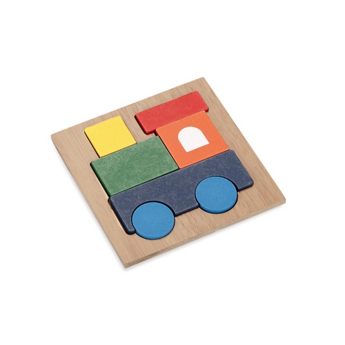 Puzzle Cube en Bois Personnalisé avec Pochette Coton