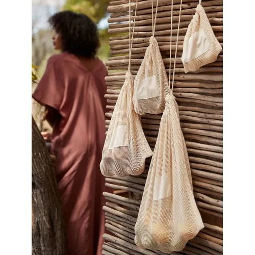 Organic Cotton Mesh Sacks