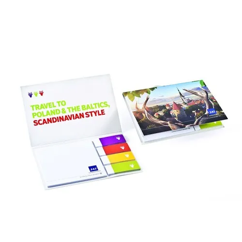 Set Marque-pages Papier et Bloc Notes Adhésif Personnalisable