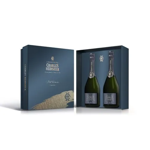 CHAMPAGNE CHARLES HEIDSIECK BRUT RESERVE - COFFRET 2 BOUTEILLES 75cl