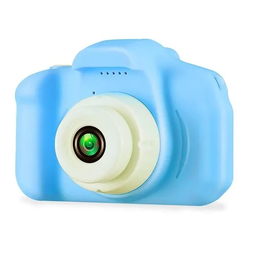CAMERA AVEC IMPRESSION PHOTO POUR ENFANTS BLEU CELLY