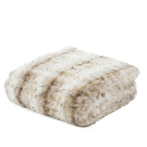 Couverture Personnalisable Brun Clair - Sérigraphie sur Mesure