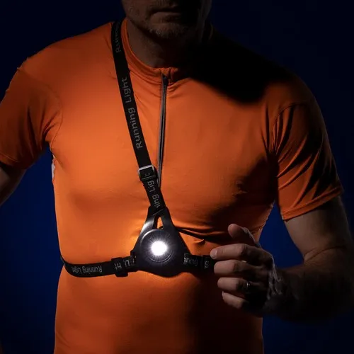 Lampe Running Pectorale Personnalisable - Visibilité & Sécurité