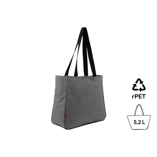 Sac isotherme bento personnalisable RPET gris chiné 5,2L