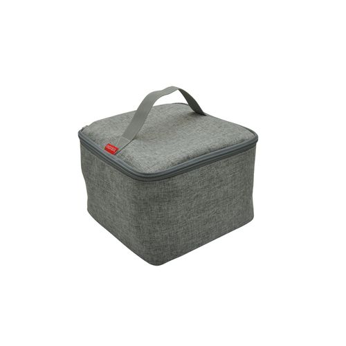 Sac isotherme bento personnalisable RPET gris chiné 5,2L