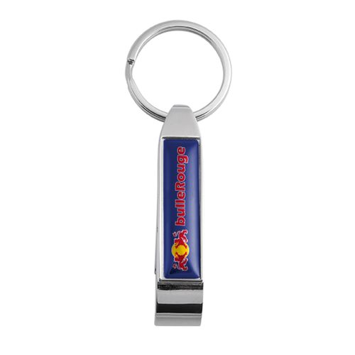 Porte-clés décapsuleur en zamac personnalisable - Finition premium
