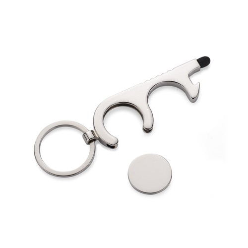 Porte-clés Anti-Contact en Aluminium Personnalisable