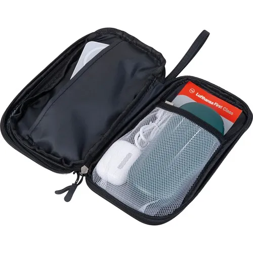 Trousse de Voyage RPET Personnalisable - Compartiments Zippés