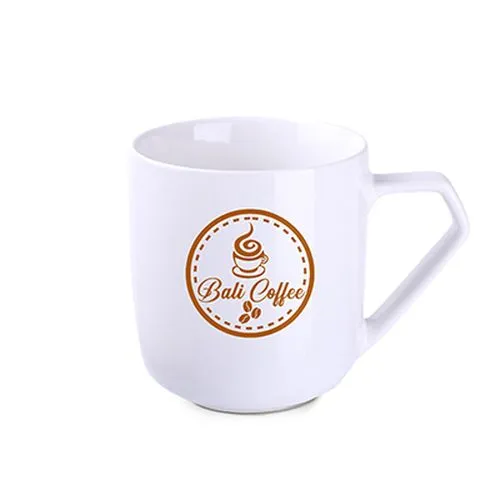 Mug Porcelaine Personnalisable Anse Originale - Impression 360°